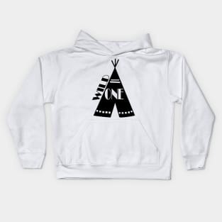 Teepee First Birthday Kids Hoodie